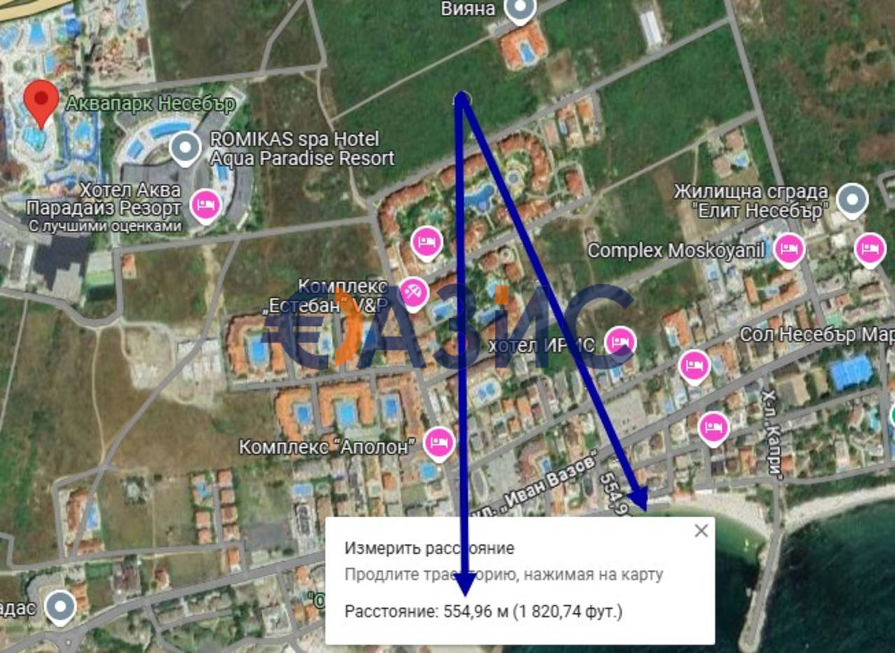 Апартаменты в Несебре, Болгария, 63.3 м² - фото 14