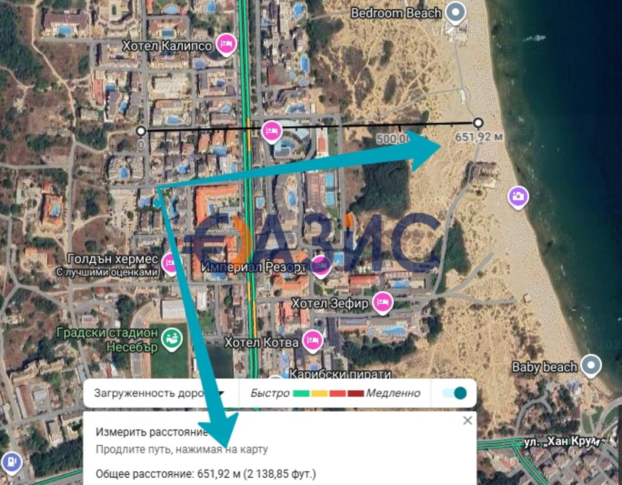 Апартаменты на Солнечном берегу, Болгария, 104 м² - фото 14