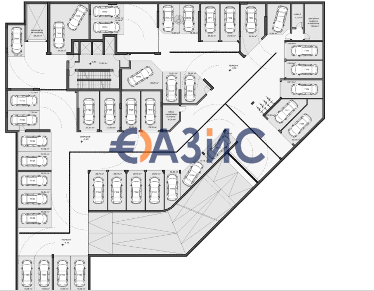 Апартаменты в Бургасе, Болгария, 93.2 м² - фото 19