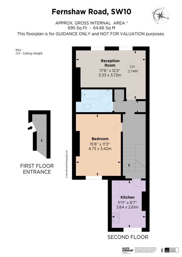 Квартира в Лондоне, Великобритания, 65 м² - фото 6