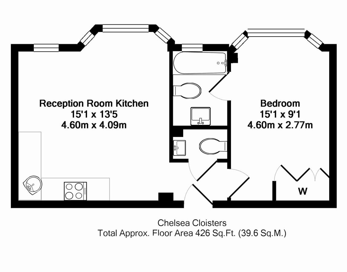 Квартира в Лондоне, Великобритания, 40 м² - фото 9