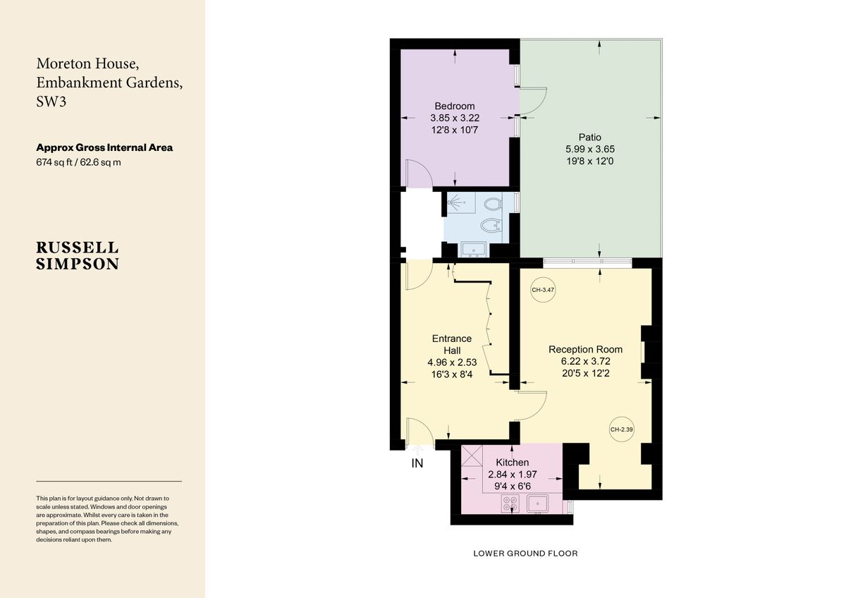 Квартира в Лондоне, Великобритания, 63 м² - фото 9