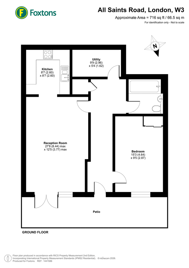 Квартира в Лондоне, Великобритания, 67 м² - фото 11