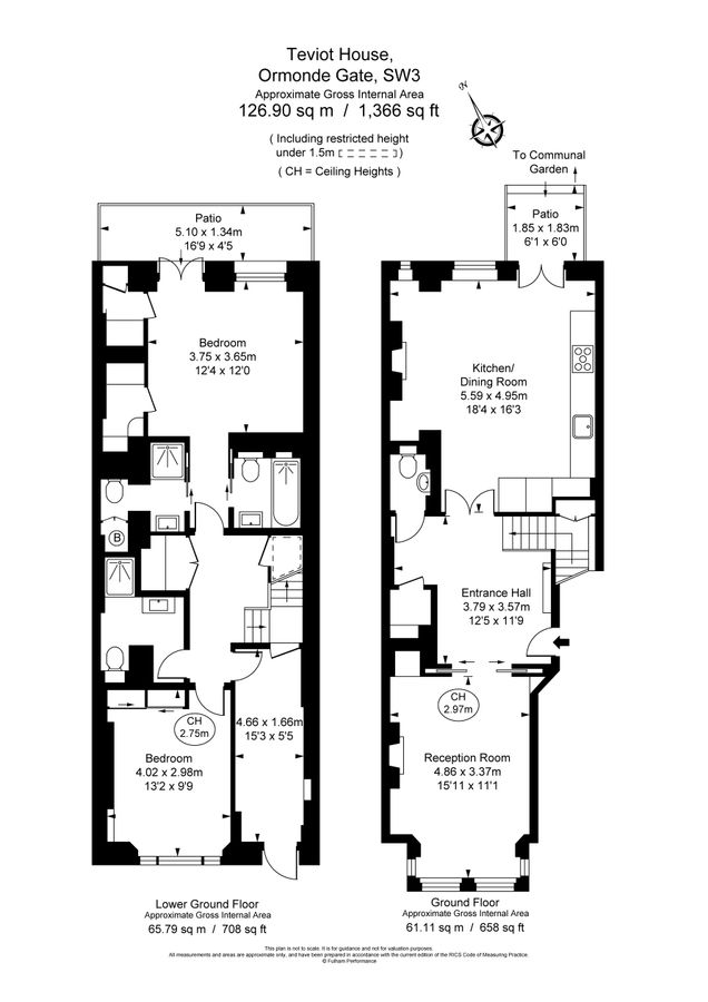 Квартира в Лондоне, Великобритания, 66 м² - фото 13