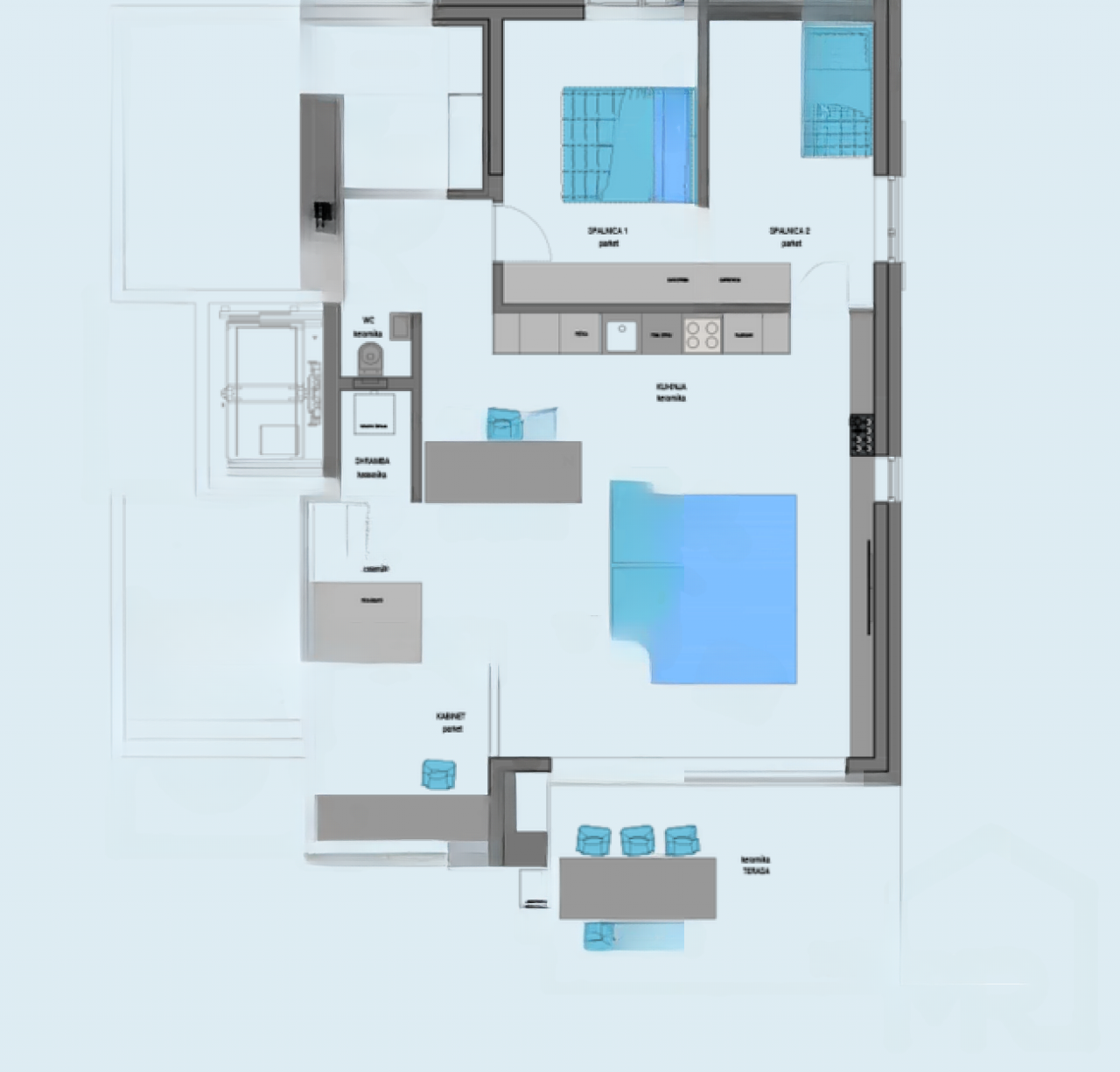 Квартира в Изоле, Словения, 90 м² - фото 13