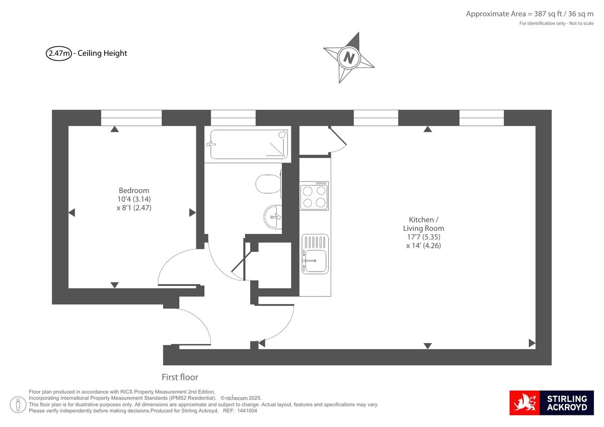 Квартира в Лондоне, Великобритания, 36 м² - фото 14