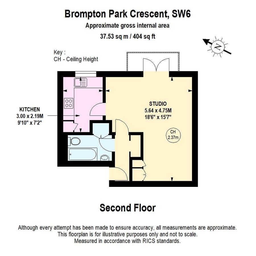 Квартира в Лондоне, Великобритания, 38 м² - фото 14
