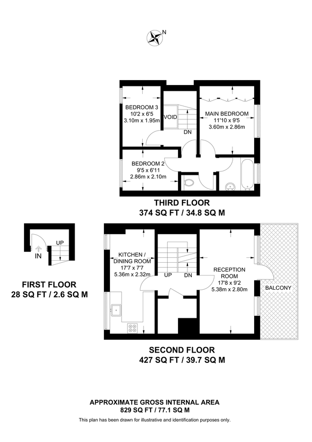 Квартира в Лондоне, Великобритания, 77 м² - фото 14