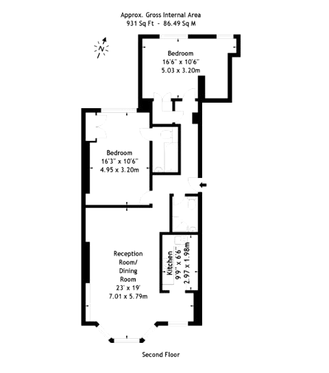 Квартира в Лондоне, Великобритания, 87 м² - фото 14