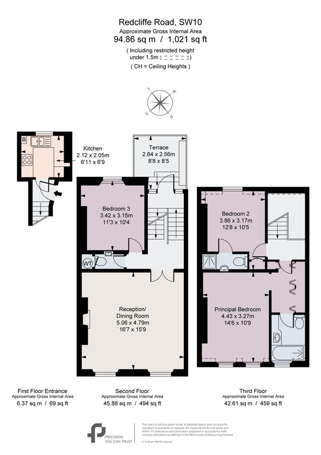 Квартира в Лондоне, Великобритания, 46 м² - фото 18