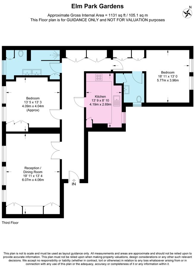 Квартира в Лондоне, Великобритания, 105 м² - фото 19