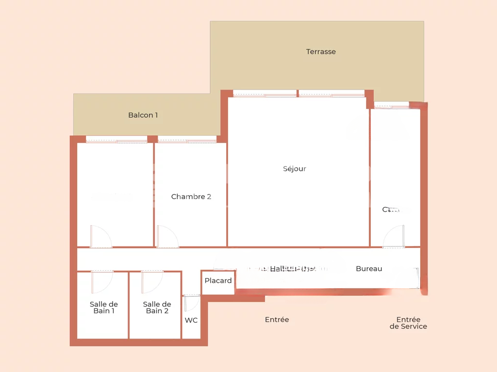 Квартира в Фонвьее, Монако, 177 м² - фото 13