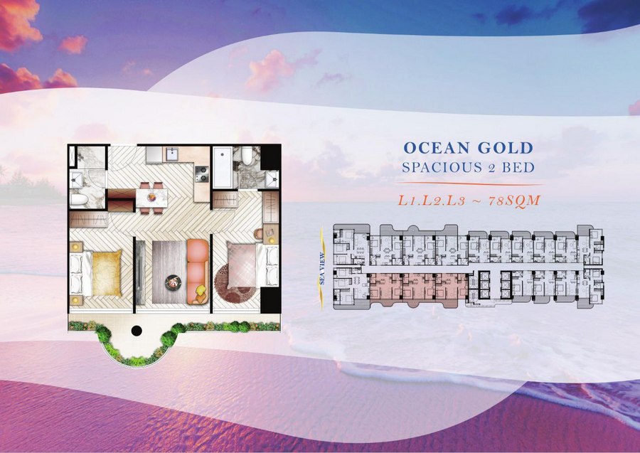 Апартаменты в Сиануквиле, Камбоджа, 78 м² - фото 4
