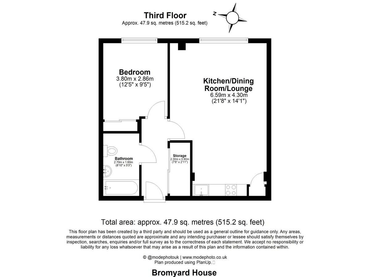Квартира в Лондоне, Великобритания, 48 м² - фото 9