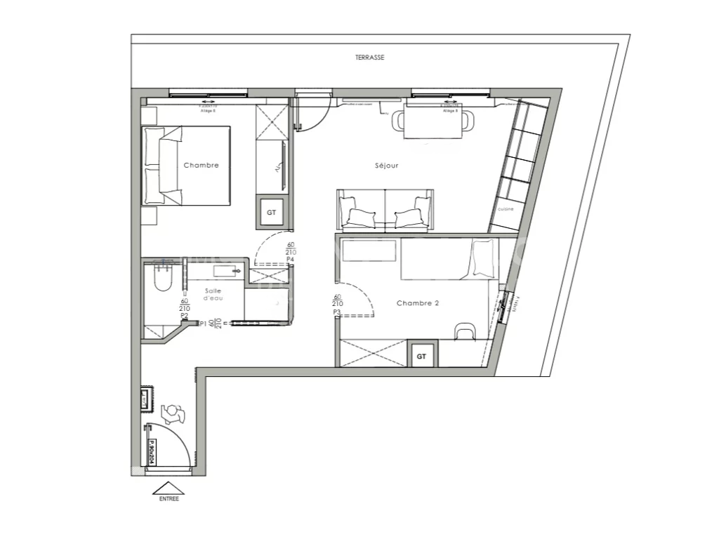 Квартира в Монако, Монако, 76 м² - фото 12