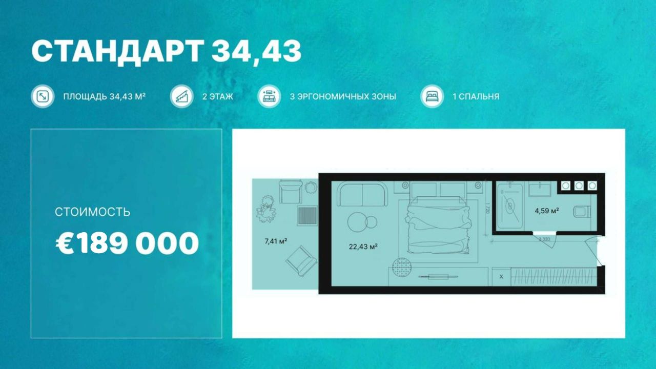 Апартаменты Мале, Мальдивы, 35 м² - фото 15