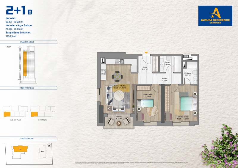 Апартаменты в Стамбуле, Турция, 70 м² - фото 4
