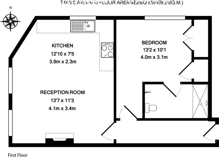 Квартира в Лондоне, Великобритания, 45 м² - фото 3