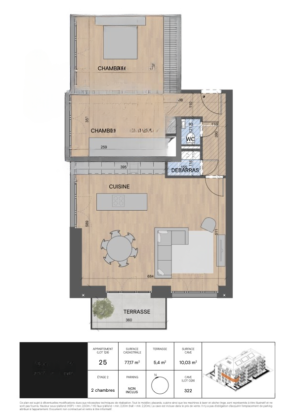 Квартира в Люксембурге, Люксембург, 77 м² - фото 4