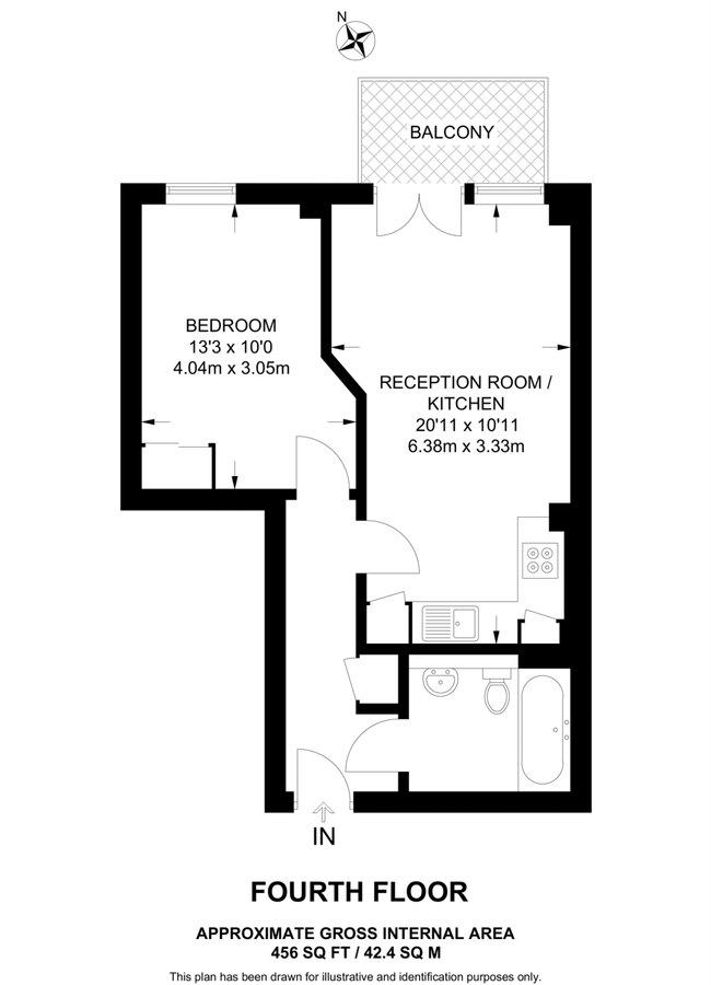 Квартира в Лондоне, Великобритания, 42 м² - фото 6