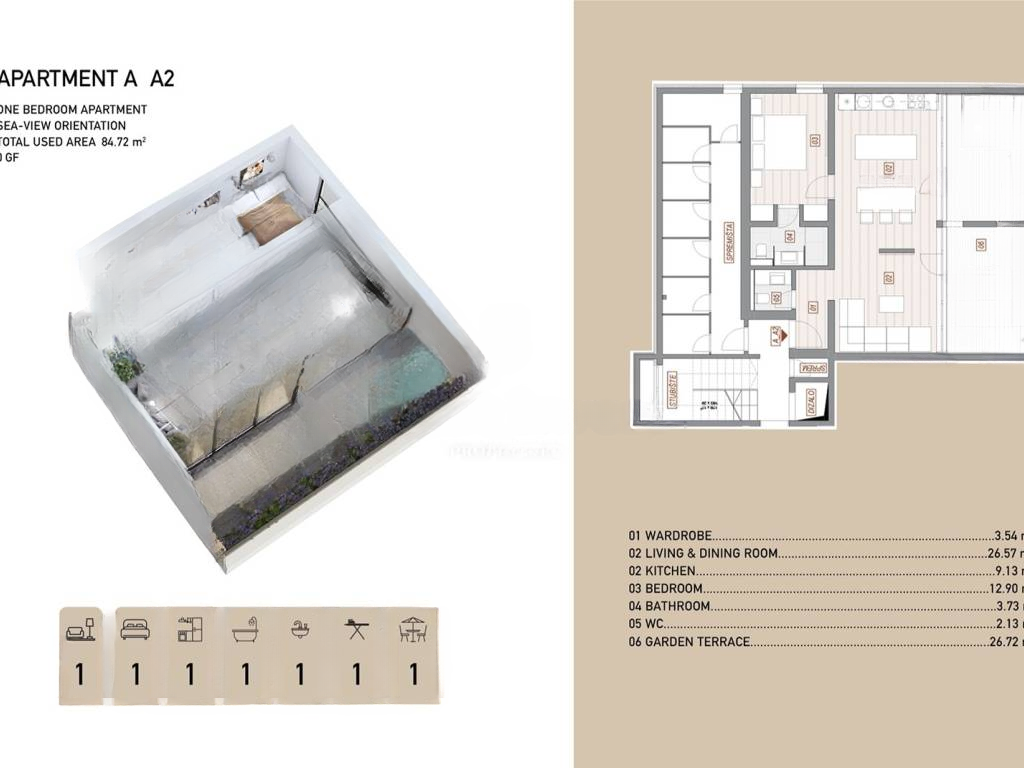 Квартира в Опатии, Хорватия, 84 м² - фото 7