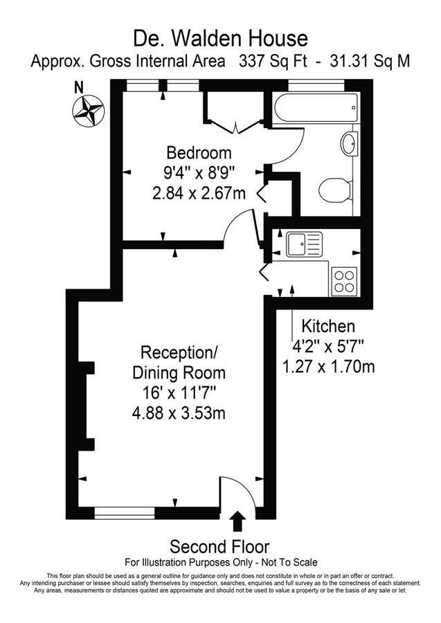 Квартира в Лондоне, Великобритания, 31 м² - фото 8