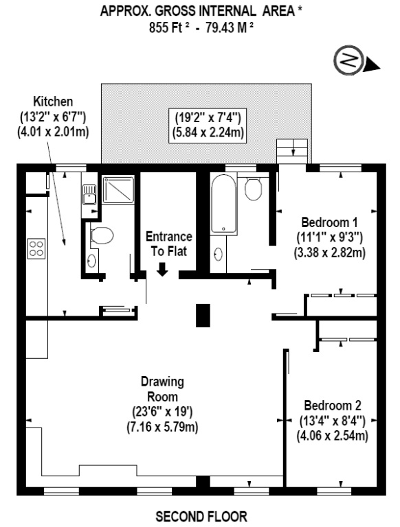Квартира в Лондоне, Великобритания, 79 м² - фото 8