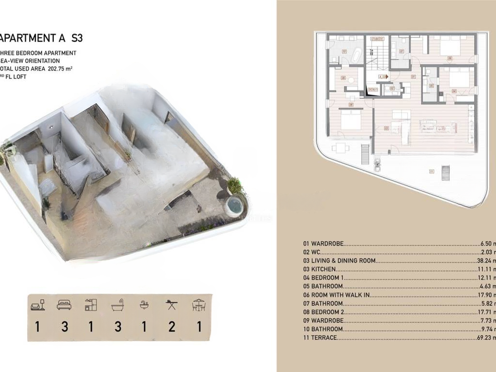 Квартира в Опатии, Хорватия, 202 м² - фото 8