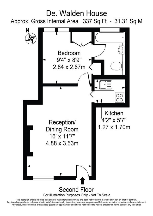 Квартира в Лондоне, Великобритания, 31 м² - фото 9