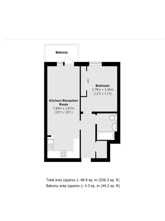 Квартира в Лондоне, Великобритания, 49 м² - фото 3
