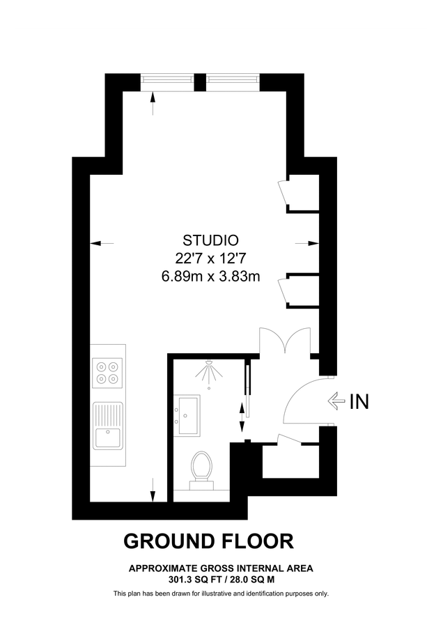 Квартира в Лондоне, Великобритания, 28 м² - фото 11