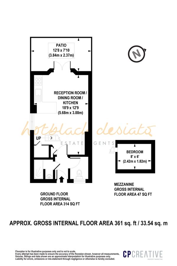 Квартира в Лондоне, Великобритания, 34 м² - фото 13