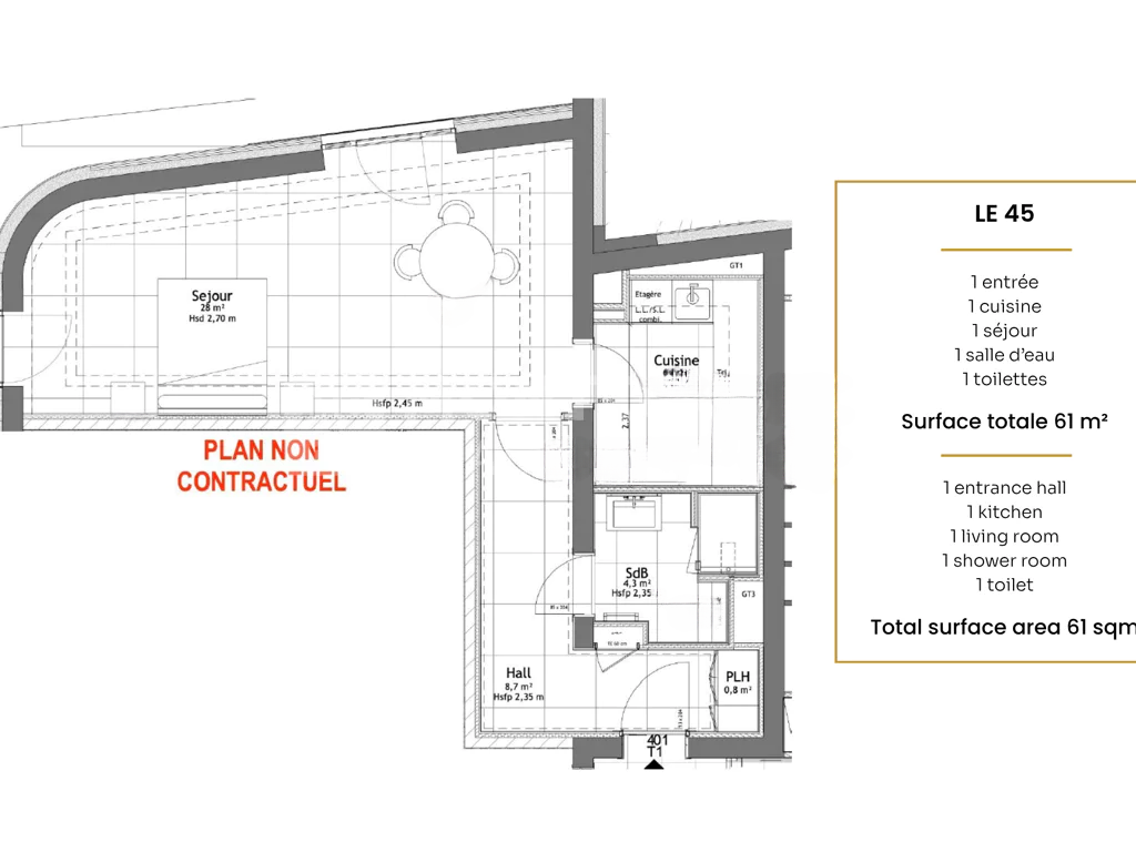 Квартира в Ла-Кондамине, Монако, 61 м² - фото 14