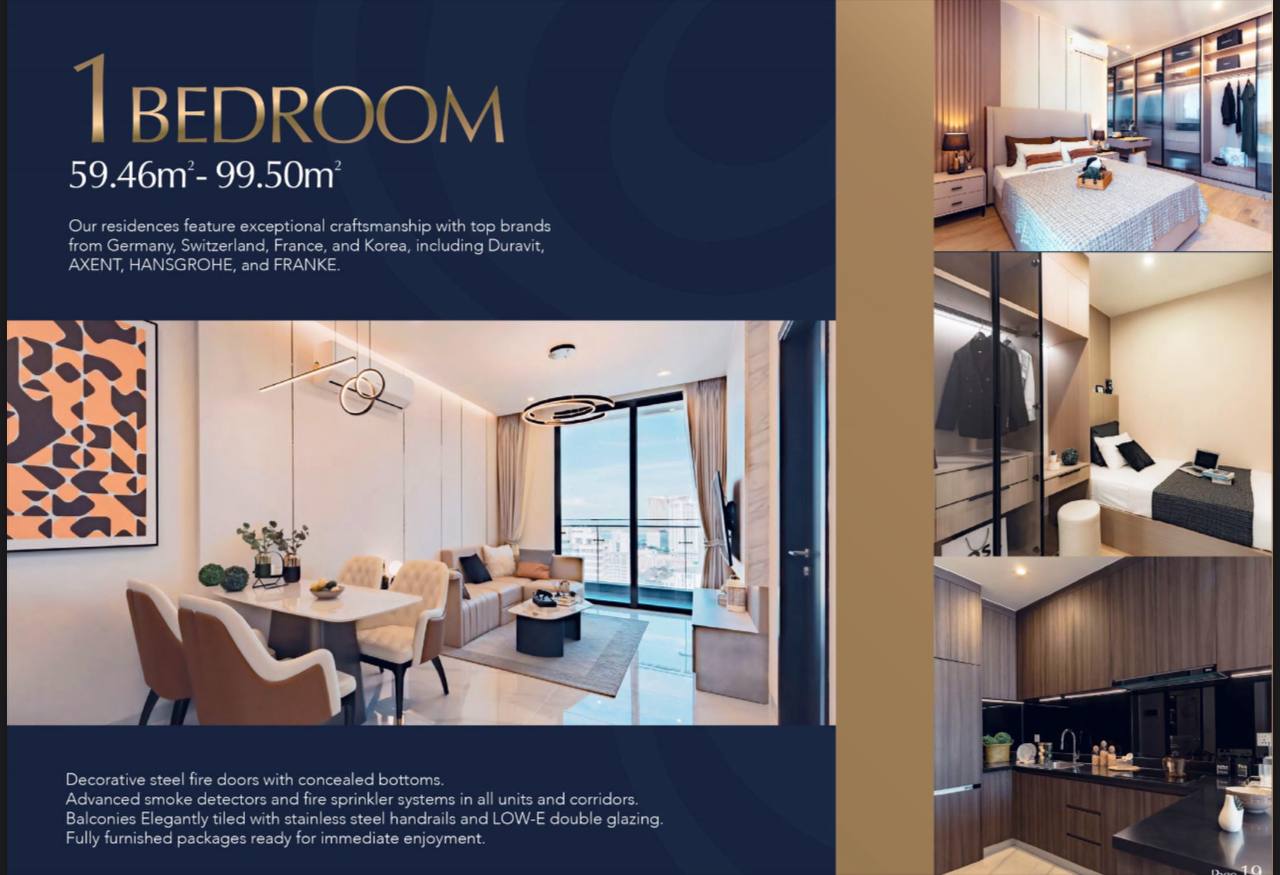 Апартаменты в Пномпене, Камбоджа, 59.46 м² - фото 2