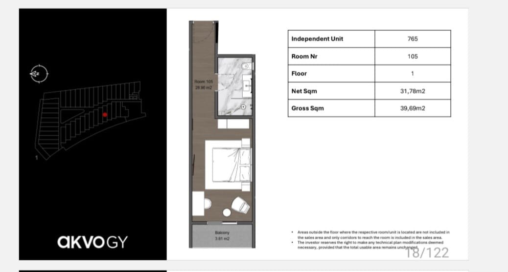 Апартаменты в Измире, Турция, 30 м² - фото 4