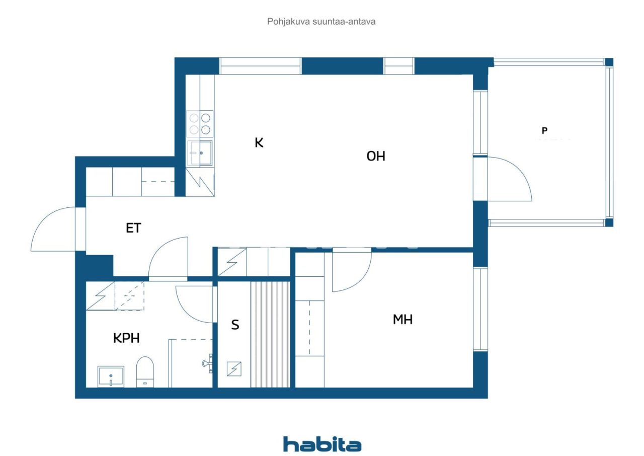 Апартаменты в Вантаа, Финляндия, 45 м² - фото 2