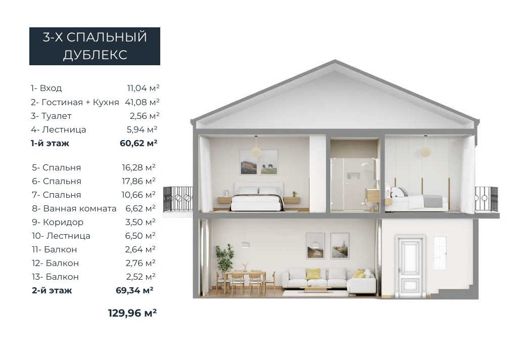 Дом в Батуми, Грузия, 130 м² - фото 13