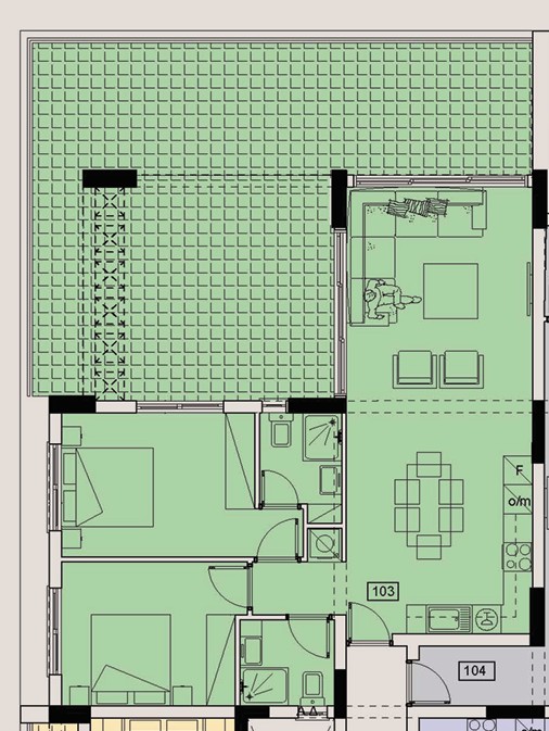 Апартаменты в Лимасоле, Кипр, 100 м² - фото 10