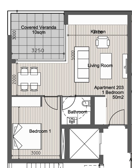 Апартаменты в Лимасоле, Кипр, 60 м² - фото 14