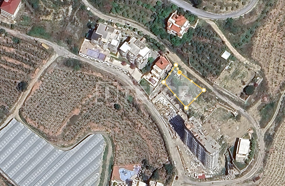 Земля в Алании, Турция, 640 м² - фото 3