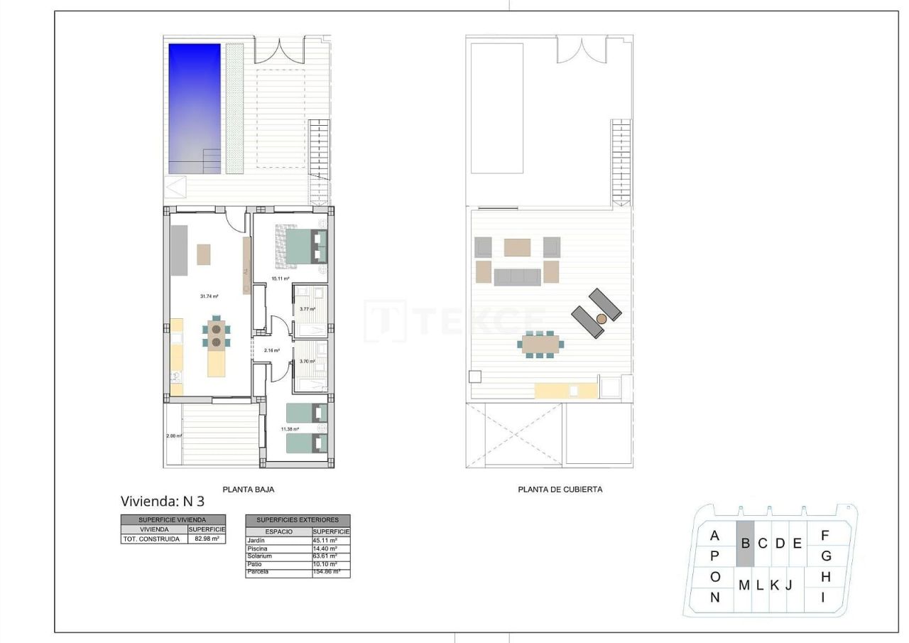 Вилла в Торре-Пачеко, Испания, 84 м² - фото 17