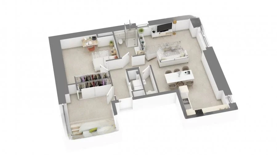 Квартира в Люксембурге, Люксембург, 84 м² - фото 3