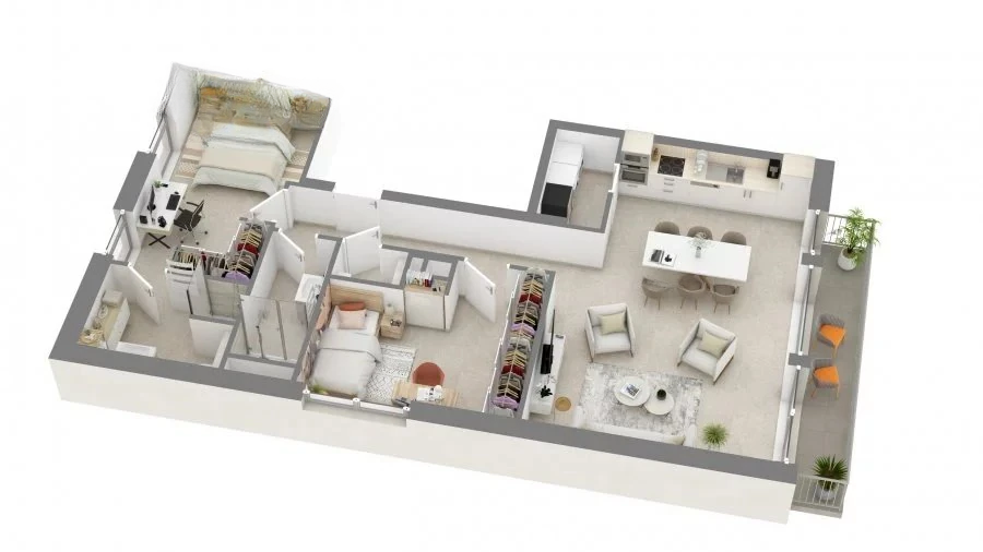 Квартира в Люксембурге, Люксембург, 81 м² - фото 4