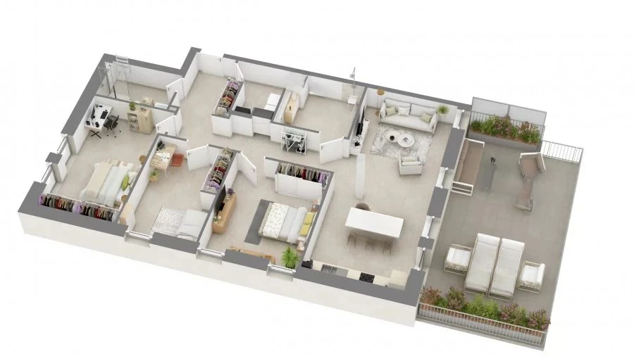 Квартира в Люксембурге, Люксембург, 123 м² - фото 4