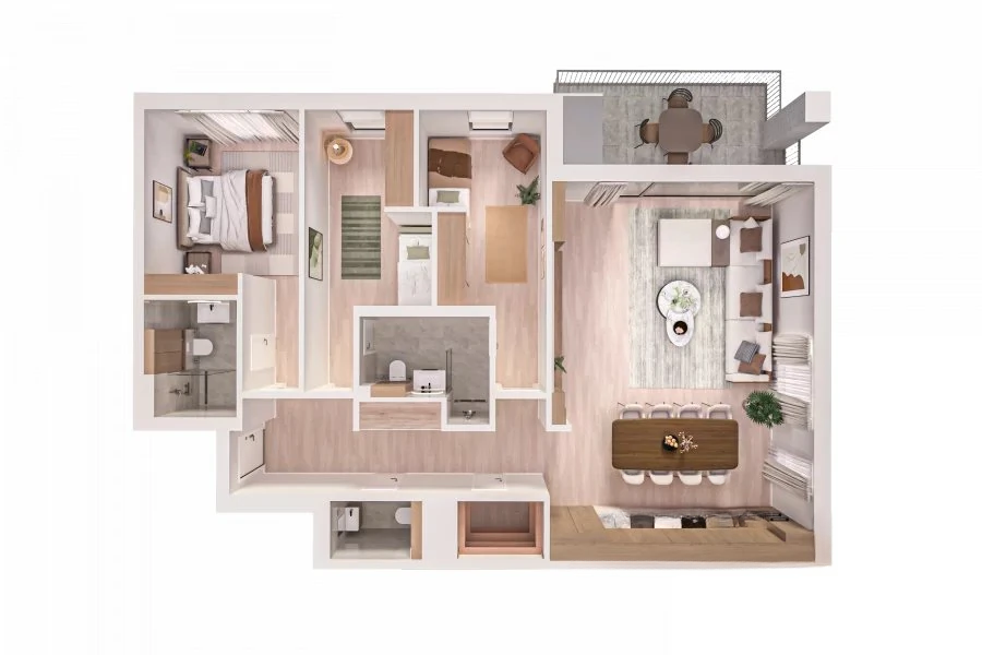 Квартира в Люксембурге, Люксембург, 112 м² - фото 7