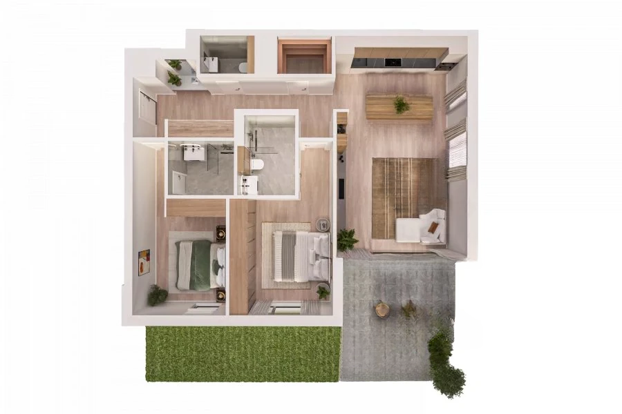 Квартира в Люксембурге, Люксембург, 88 м² - фото 7