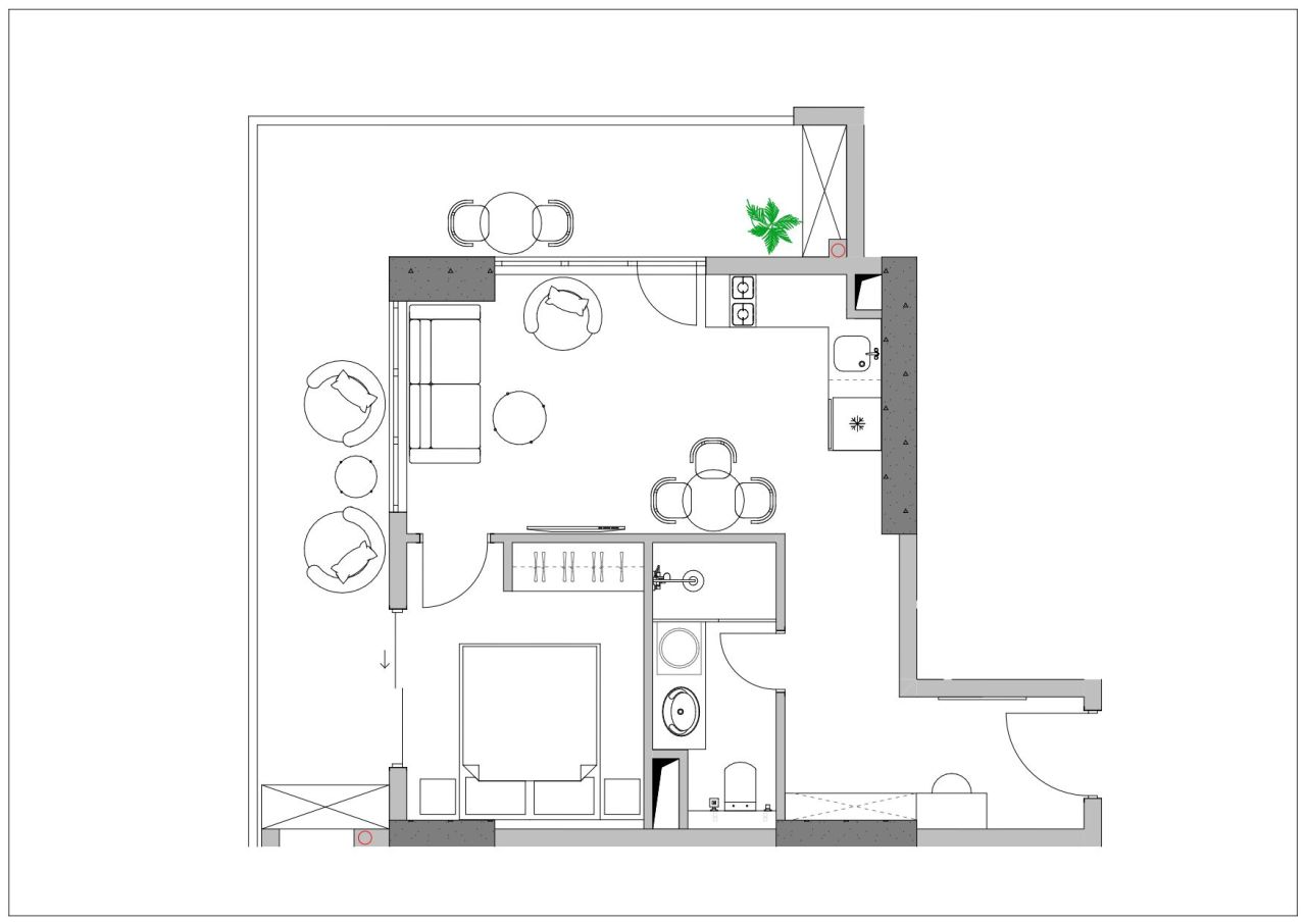 Квартира в Батуми, Грузия, 62.38 м² - фото 5