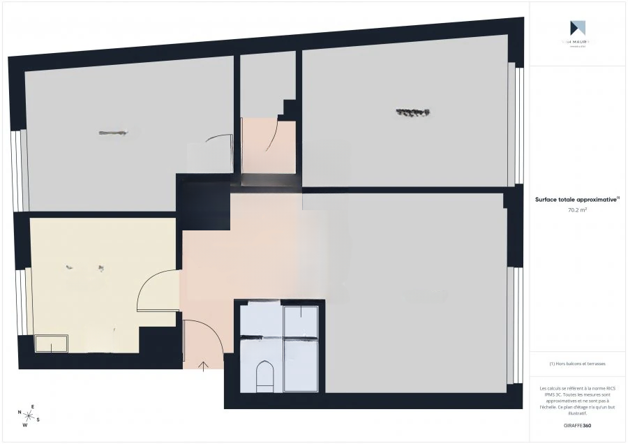 Квартира в Люксембурге, Люксембург, 72 м² - фото 2