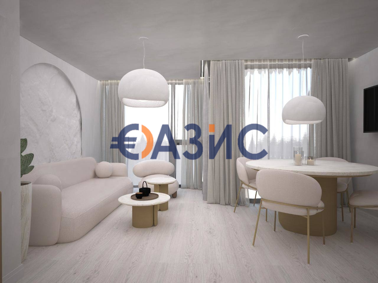 Апартаменты на Солнечном берегу, Болгария, 38.5 м² - фото 6