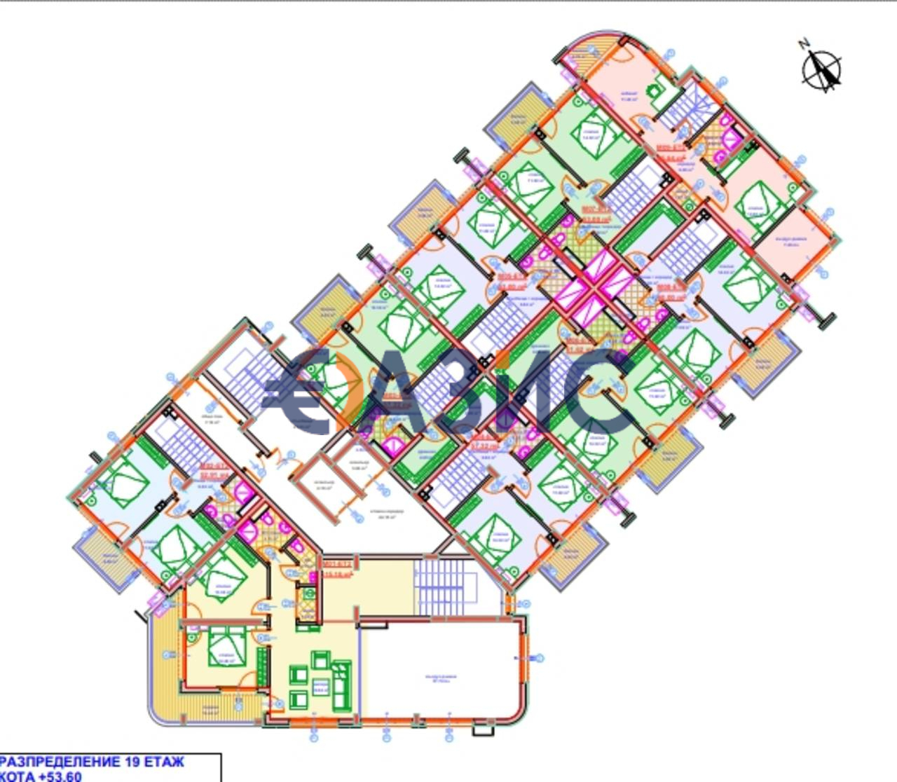 Апартаменты в Бургасе, Болгария, 67.2 м² - фото 18